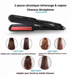 Professionnel Coiffeur à Vapeur 2en1